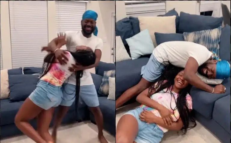“Match made in heaven” – Adekunle Gold and Simi stir reactions with adorable play like kids