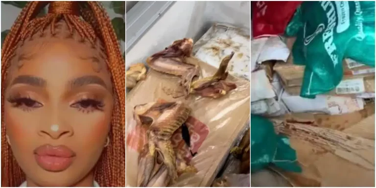 “I’ve lost over 300k, I spent so much buying fuel, yet…” – Woman selling frozen food cries out amid power outage, shares video of spoiled goods