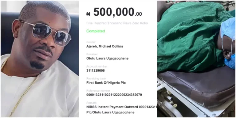 Don Jazzy melts hearts as he clears woman’s medical bills after her daughter cried out for help