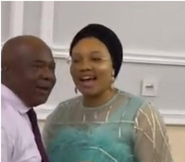 Video of Governor Hope Uzodimma and wife celebrating his re-election as governor of Imo state