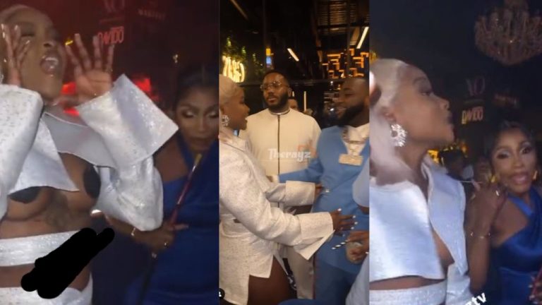 “Somebody’s future wife” – Reactions as BBNaija’s Ilebaye put her bosom cavity on display at a recent event (Video)