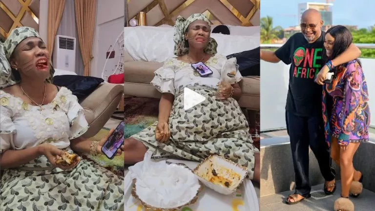 “I don’t have apetite anymore” – Iyabo Ojo cries like a baby as she expresses how much she misses her man Paulo (Video)