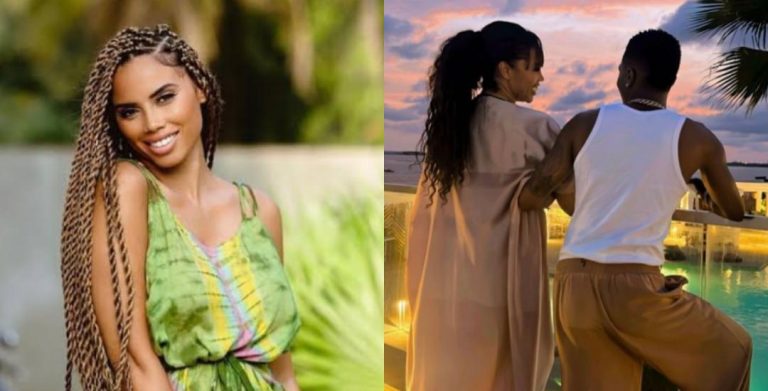 “I have fallen in love with Nigeria” – Jada Pollock reveals as she shares loved-up photo with Wizkid