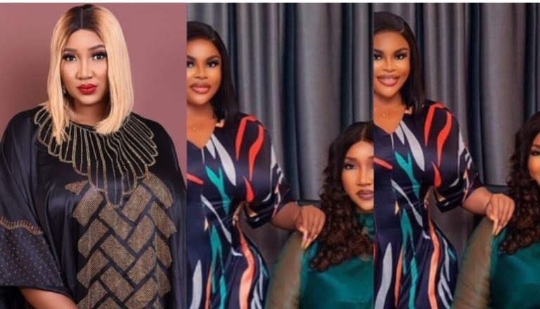 “She wore maternity gown to sign endorsement, learn from May Edochie” – Judy Austin gets mocked over her outfit to bag an endorsement deal