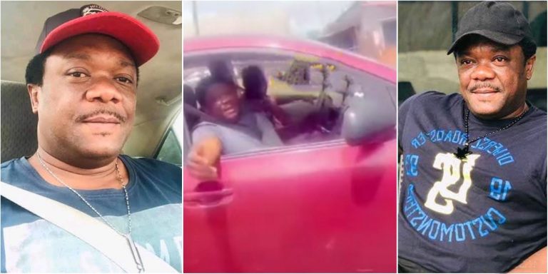 “Why would a celebrity like you be taking public transport” – Lady asks Kelvin Ikeduba on the road, he reacts (Video)
