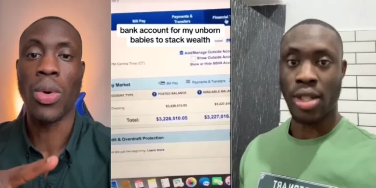 “My kids will have everything in life” – Man opens bank accounts for unborn babies, saves N2.4bn (Video)