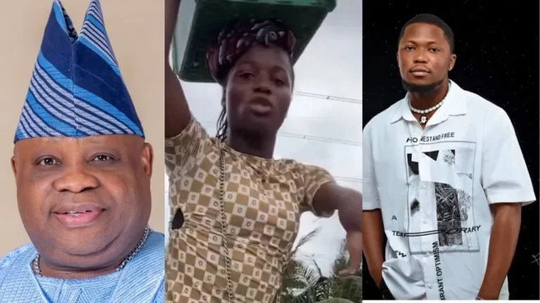 Osun Governor Adeleke offers to help physically challenged hawker from the state after Brain Jotter gifts her N400K