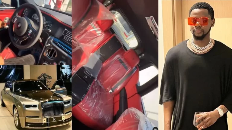 “This is huge” – Video trends as Kizz Daniel celebrates 10 years on stage with a brand new Rolls Royce worth N700M (Video)