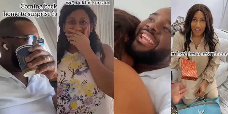 Williams Uchemba surprises his wife, as they celebrate their third wedding anniversary