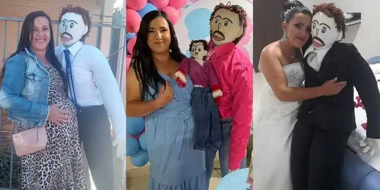 Woman ‘married’ to rag doll hosts gender reveal party for second ‘child’, expects a girl