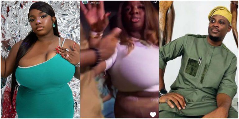 Drama as Dorathy meets Seyi for the first time after show, disgraces him in public (Video)