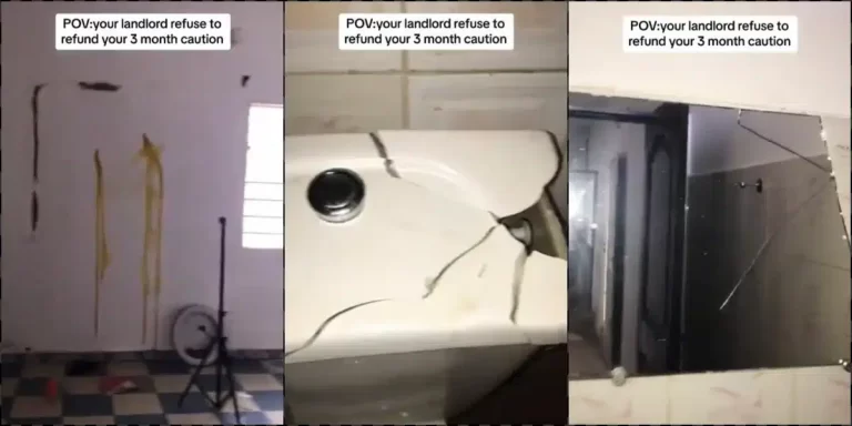 Lady destroys house over landlord’s refusal to refund caution fee