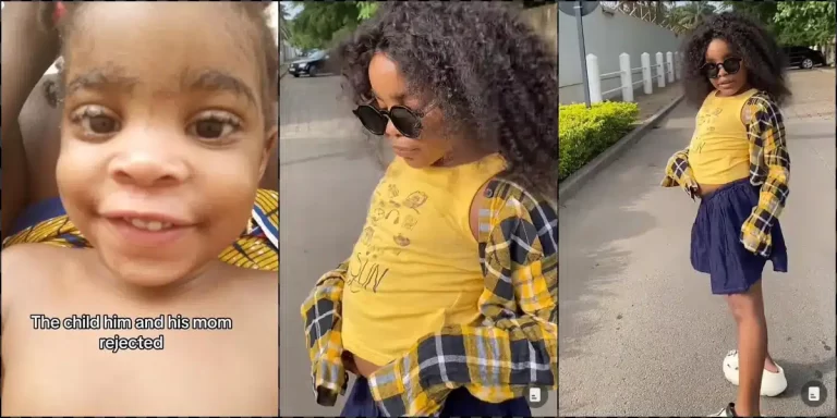 Mother shows transformation of daughter after being rejected by baby daddy