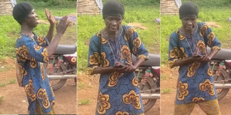 “He sabi pass Portable” – Elderly man stuns many as he sings sweetly with swags, makes beats with his chest (Video)