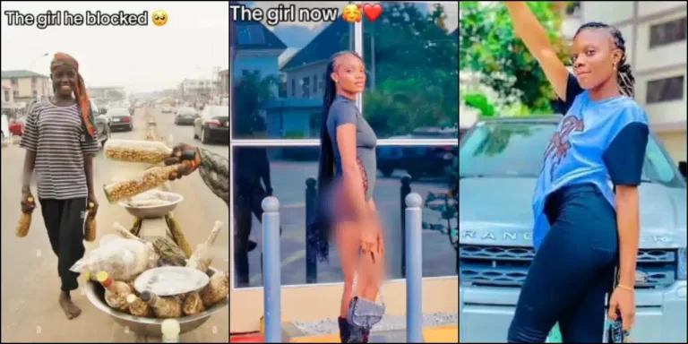 “From groundnut seller to millionaire” – Lady rejoices as she becomes a millionaire, flaunts her transformation (Video)