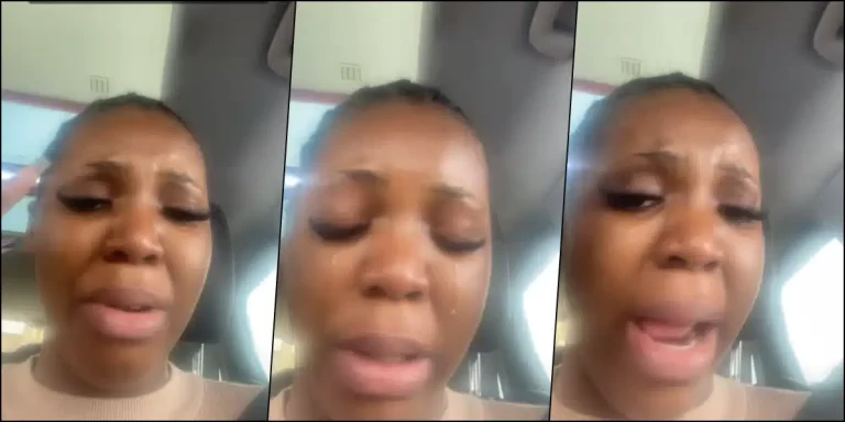 “He forgot to mute me” – Lady breaks down in tears as boyfriend posts his main babe on his status