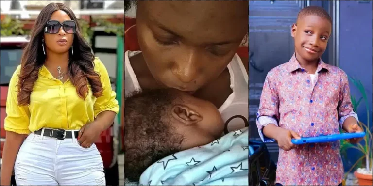 “Your papa too spoil you with money, so proud of you” – Blessing Okoro marks second child’s 8th birthday with heart-melting note