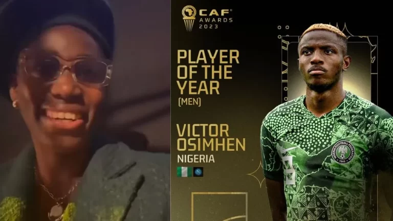 “Common Victor, that’s my boy” – Asisat Oshoala celebrates Victor Osimhen as he wins 2023 CAF Player of the year (Video)