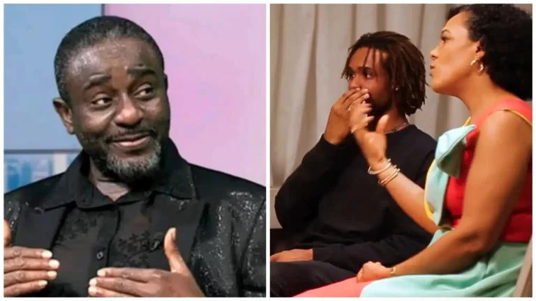 “My mum said my dad is a sore loser and its true” – Emeka Ike’s son reveals