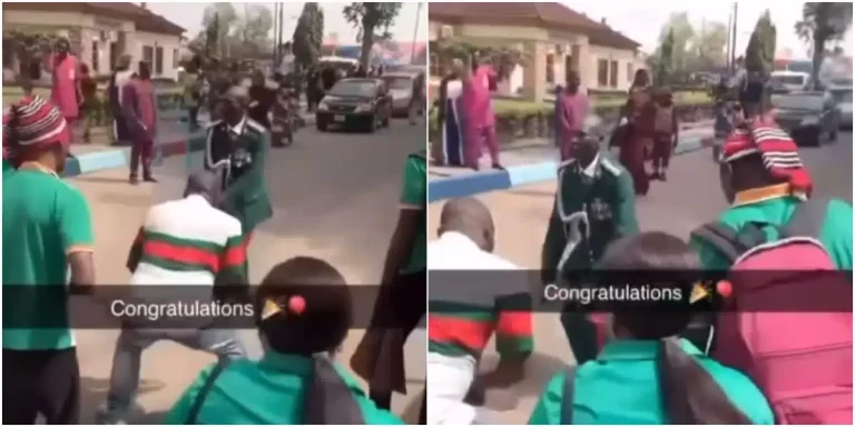 “If e easy, try am” – Man overjoyed, dances energetically as he retires from the Nigerian Army