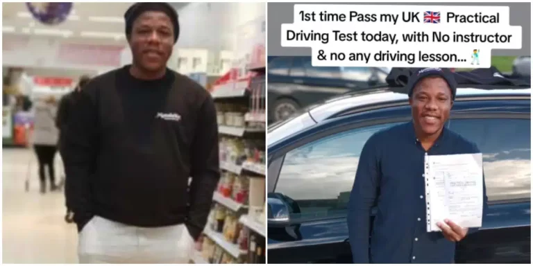 Nigerian man stuns many as he passes UK driving test on first attempt without lessons, shares how he did it