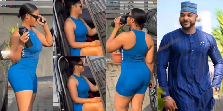 “Got it bahd” – Bolanle Ninolowo gushes over the body of new lover Damilola Adegbite (Video)