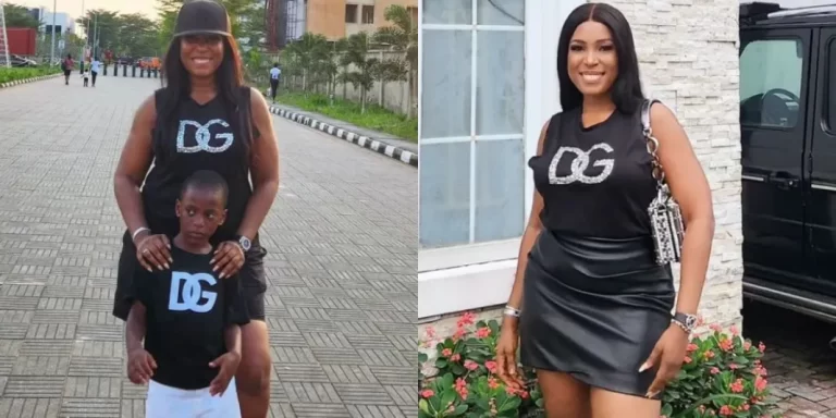 ”I need two more babies” – Linda Ikeji cries out as she flaunts her son