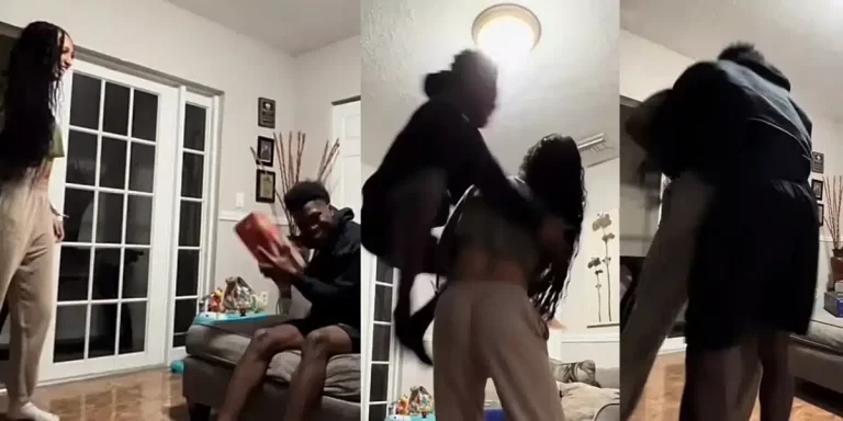 “Him jumping on you is so real, this is so cute” — Reactions as lady gets her boyfriend a PS 5 for Christmas