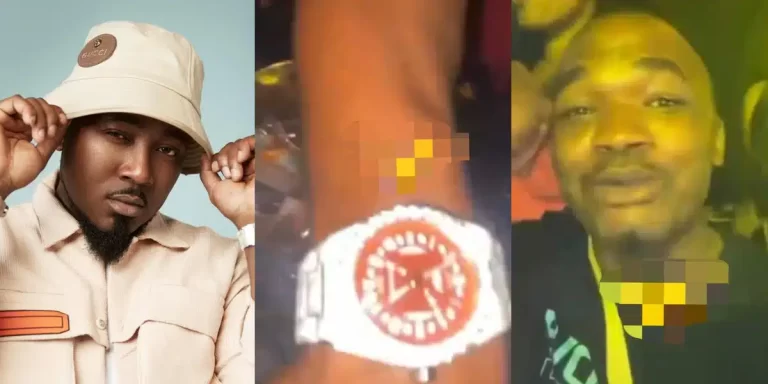 Ice Prince gifts lucky fan multi-million naira diamond wristwatch at concert