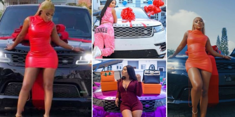 “Ask questions” – Mercy Eke responds to influencer who claimed she changes the color of her Range Rover and flaunts it as new
