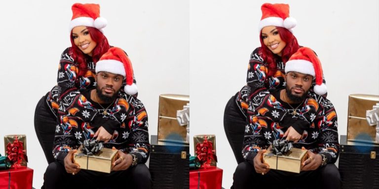 “Me and mine” – Nengi and Prince stir reactions with loved up Christmas photos