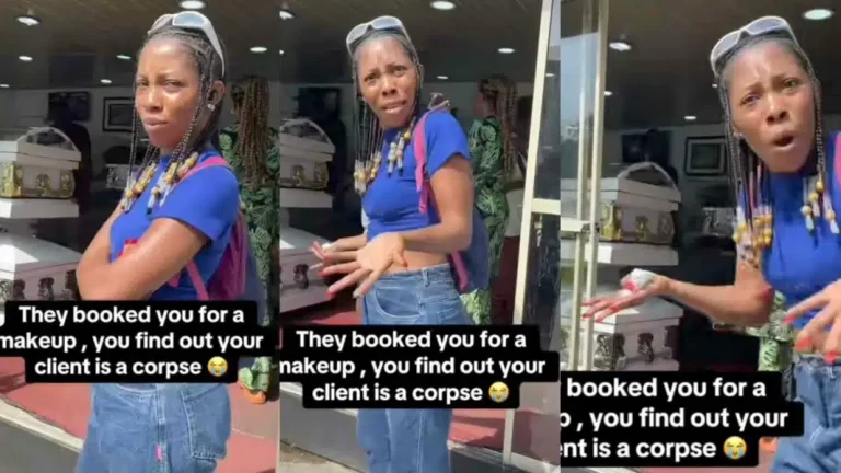 Makeup artist shocked as she discovers her customer is a corpse, shares video of casket