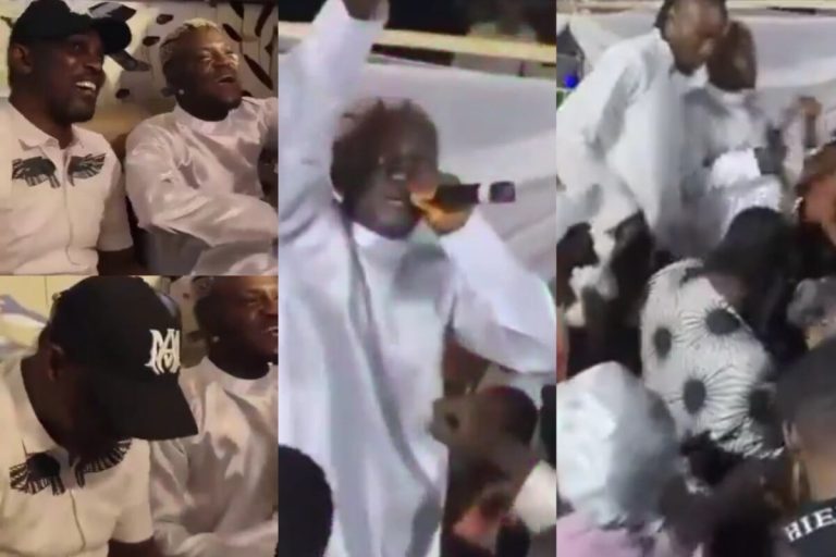 “What in the name of Christianity is this” – Uproar as Portable performs at Celestial Church, makes money rain (Video)