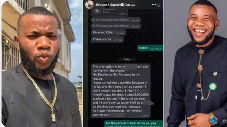 Come to my rescue, the only option is to end my life, I can’t live with the shame – Last chat of man who gave up the ghost after losing N2.5 million to gambling causes buzz