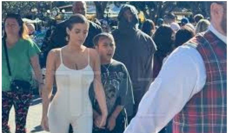 Kanye West and wife Bianca Censori take his daughter North to Disneyland (photos/video)
