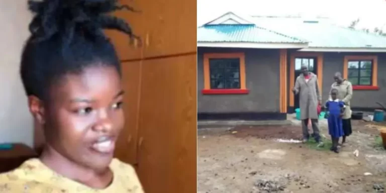 “God bless you, my daughter” – Single father emotional as daughter surprises him with his dream house after years of saving