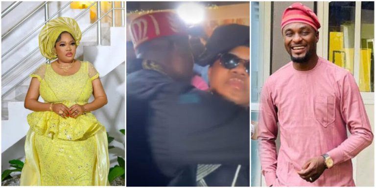Life is too short to keep grudges – Toyin Abraham and ex-husband, Adeniyi Johnson hug it out
