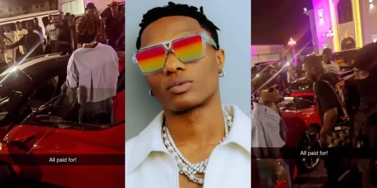 “All paid for” – Wizkid flaunts ₦1.4 billion Ferrari SF90