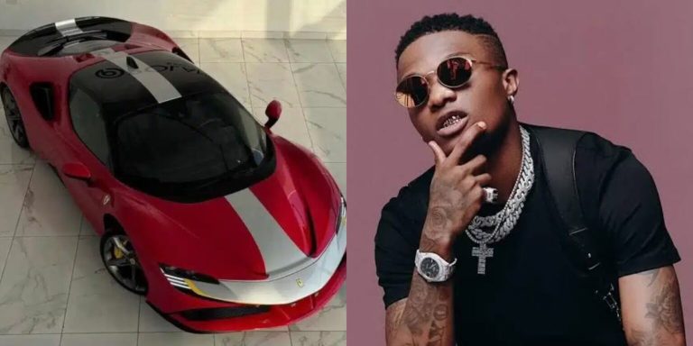 Wizkid purchases brand new Ferrari SF90 worth N1.4 billion, Nigerians reacts