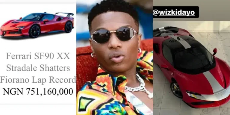 ”The latest Ferrari costs 751 million in Naira, where did Wizkid see his own 1.4 billion Ferrari?” – Nigerian man exposes real price of Ferrari SF90 reportedly bought by Wizkid for ₦1.4 billion