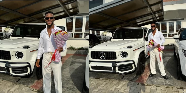 “I also got my flowers” – Singer Chike gifts himself brand new Mercedes G-Wagon worth N250 million and flowers for Christmas (Photos)