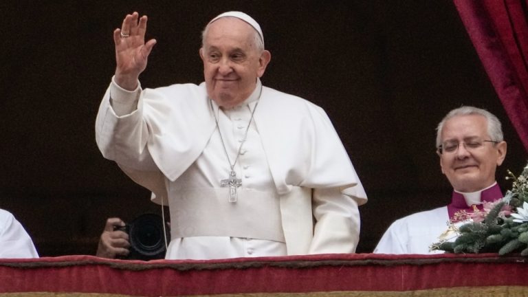 Pope Francis blasts weapons industry as he makes Christmas Day appeal for world peace