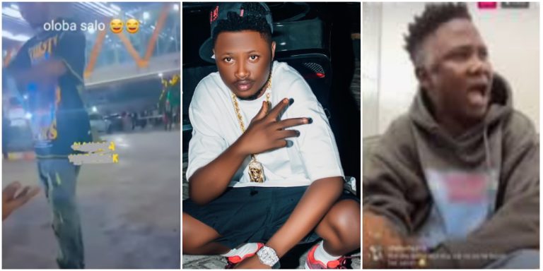 Salo cries out as area boys steal his money, car in Lagos Island (Video)