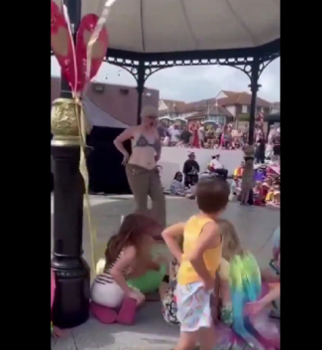 Outrage as Pride event brings stripper to perform a strip show for kids (video)