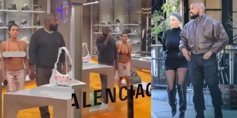 “She doesn’t even have shoes on” – Video of Kanye West and his wife Bianca Censori trends online (Watch)