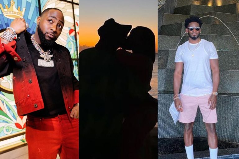 Davido shares loved-up photo with Chioma amid draggings from Tee Billz