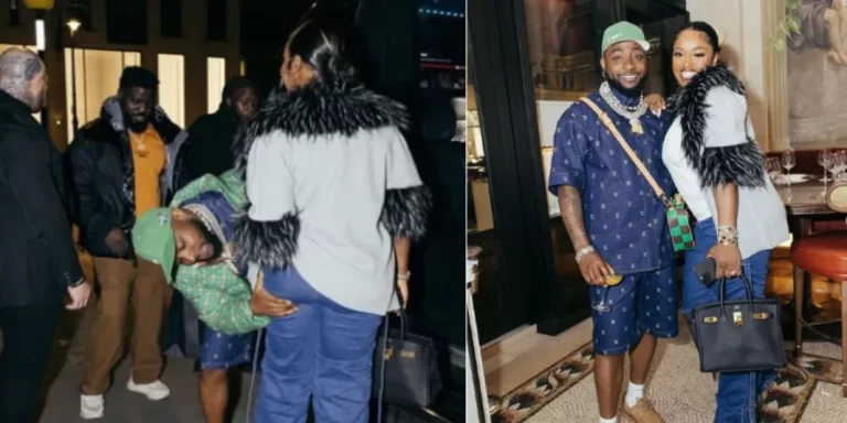 Davido spotted checking his wife Chioma’s property ahead of show in London (Photos)