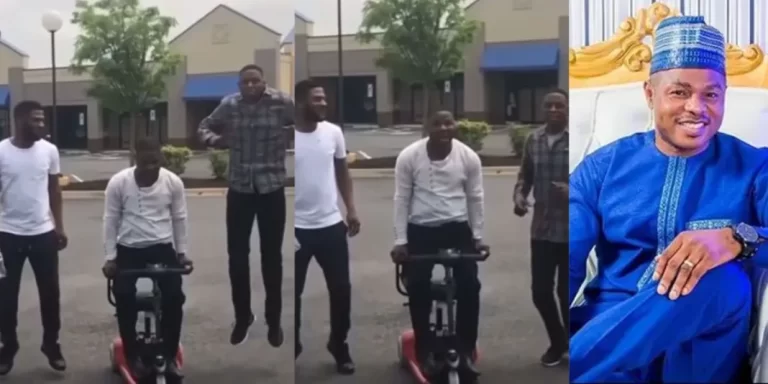 “Thank you Lord, I’m grateful” – Gospel singer, Yinka Ayefele excited as he stands from his wheelchair in new video (Watch)