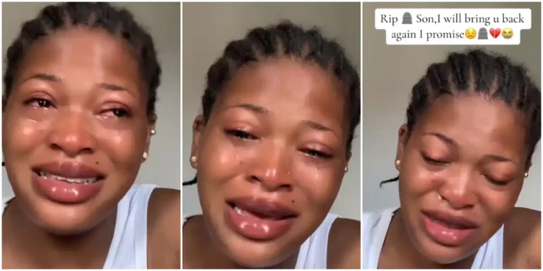 “My 10-month pregnancy was in vain” – Lady bursts into tears as her baby dies in her womb after carrying him for almost a year