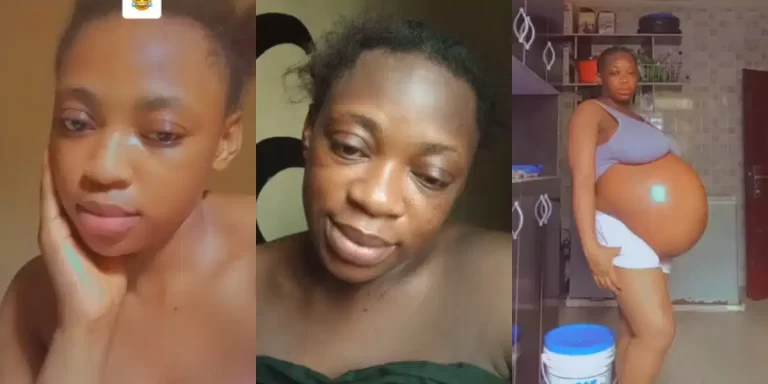 “How many you born” – Lady stirs reactions as she shares transformation during pregnancy